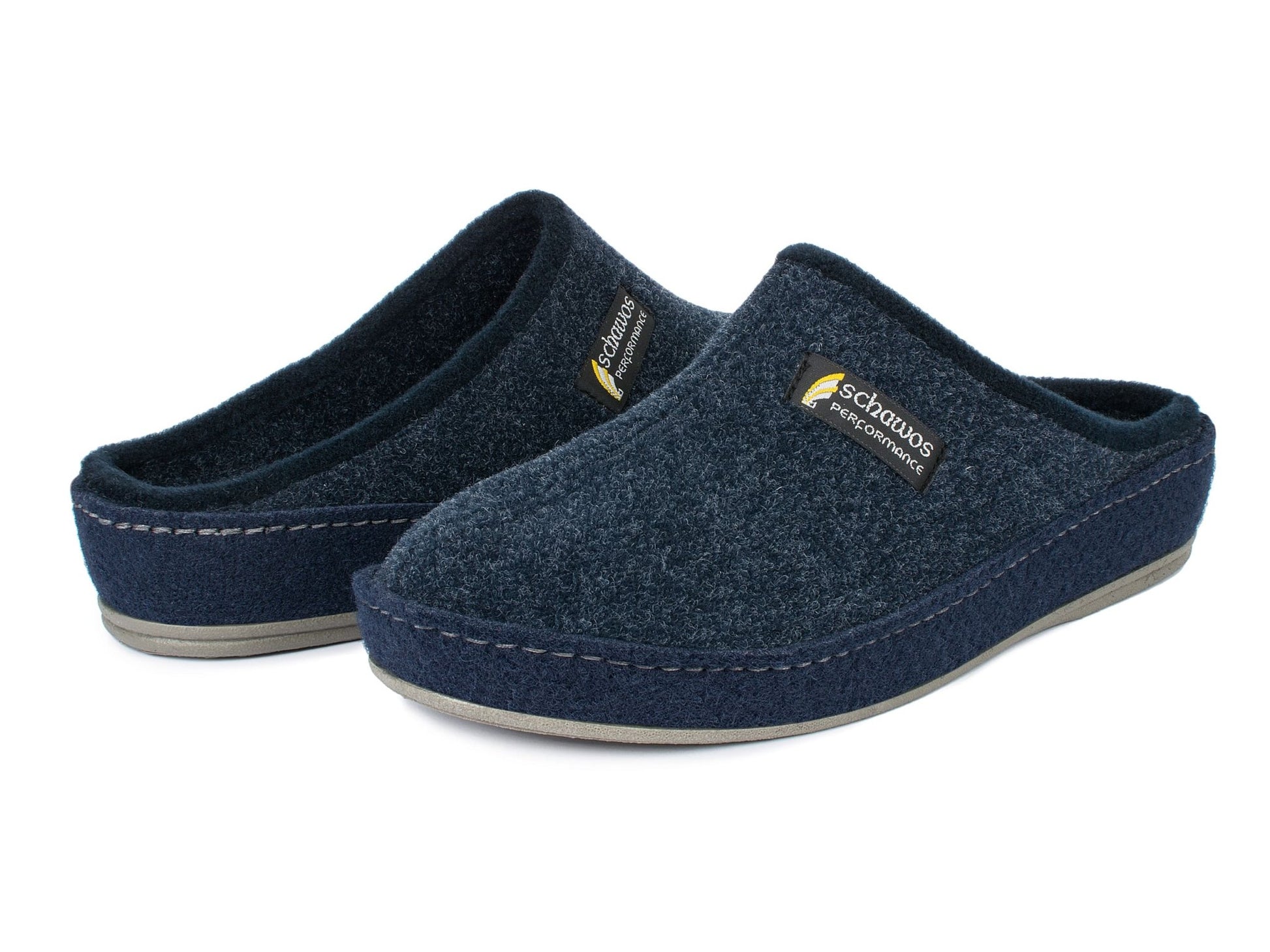 Schawos Herren Filz Hausschuh 6030, ungefüttert - schawos - shop.de