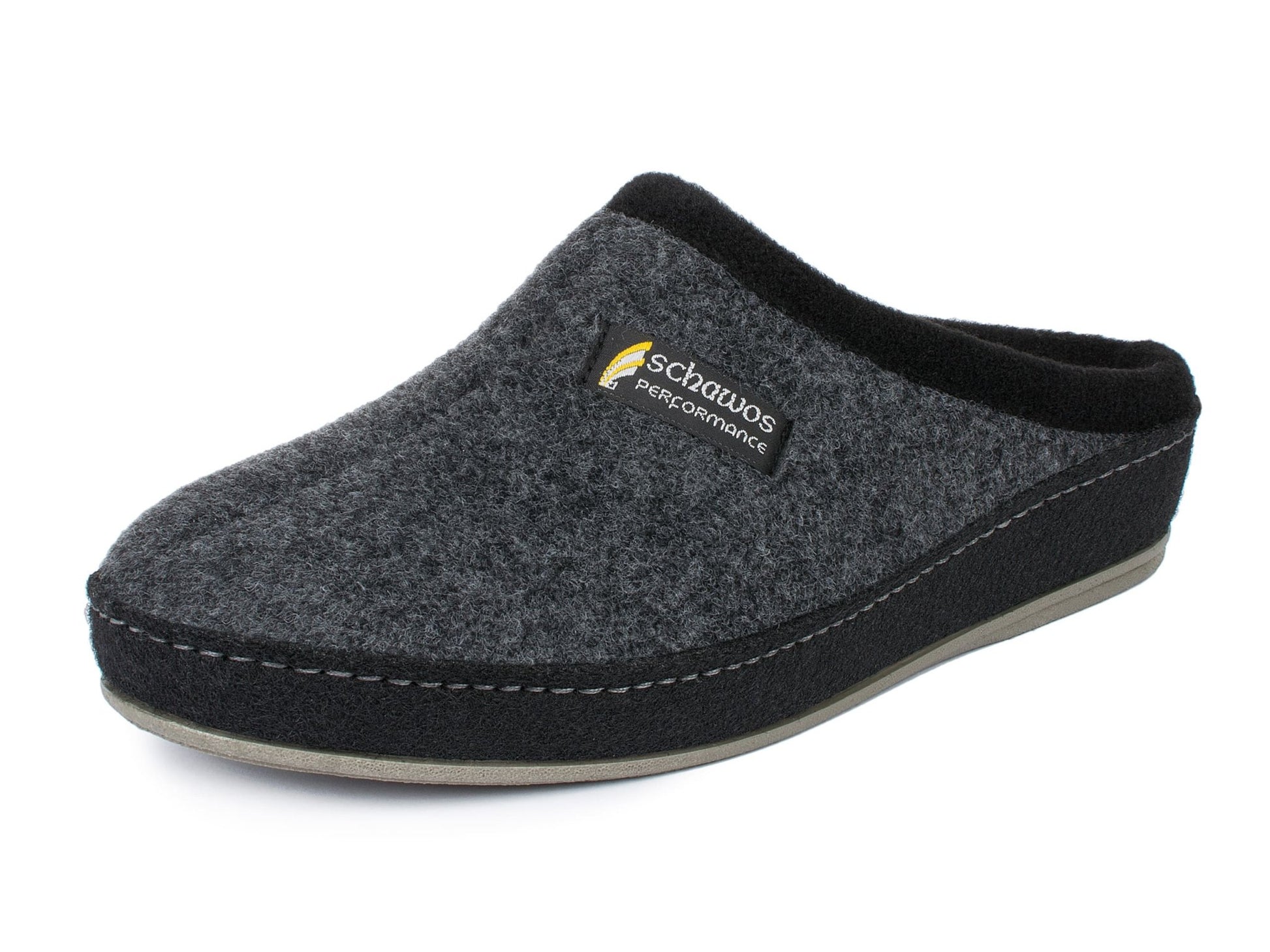 Schawos Herren Filz Hausschuh 6030, warm gefüttert - schawos - shop.de