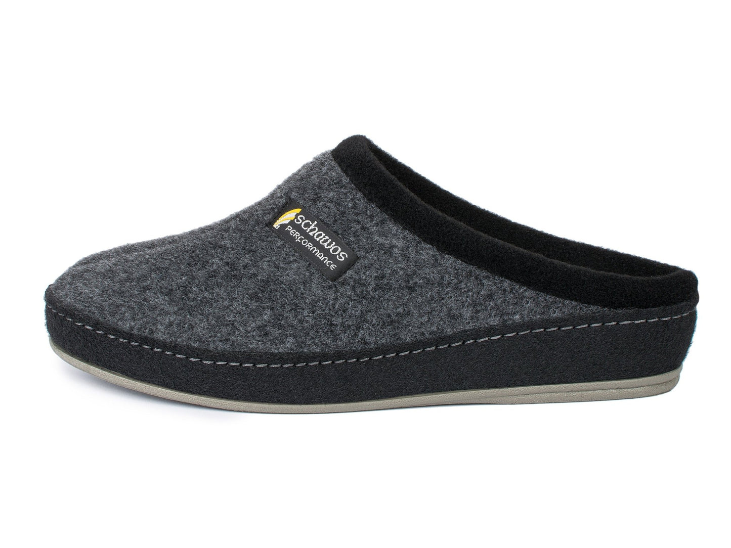 Schawos Herren Filz Hausschuh 6030, warm gefüttert - schawos - shop.de