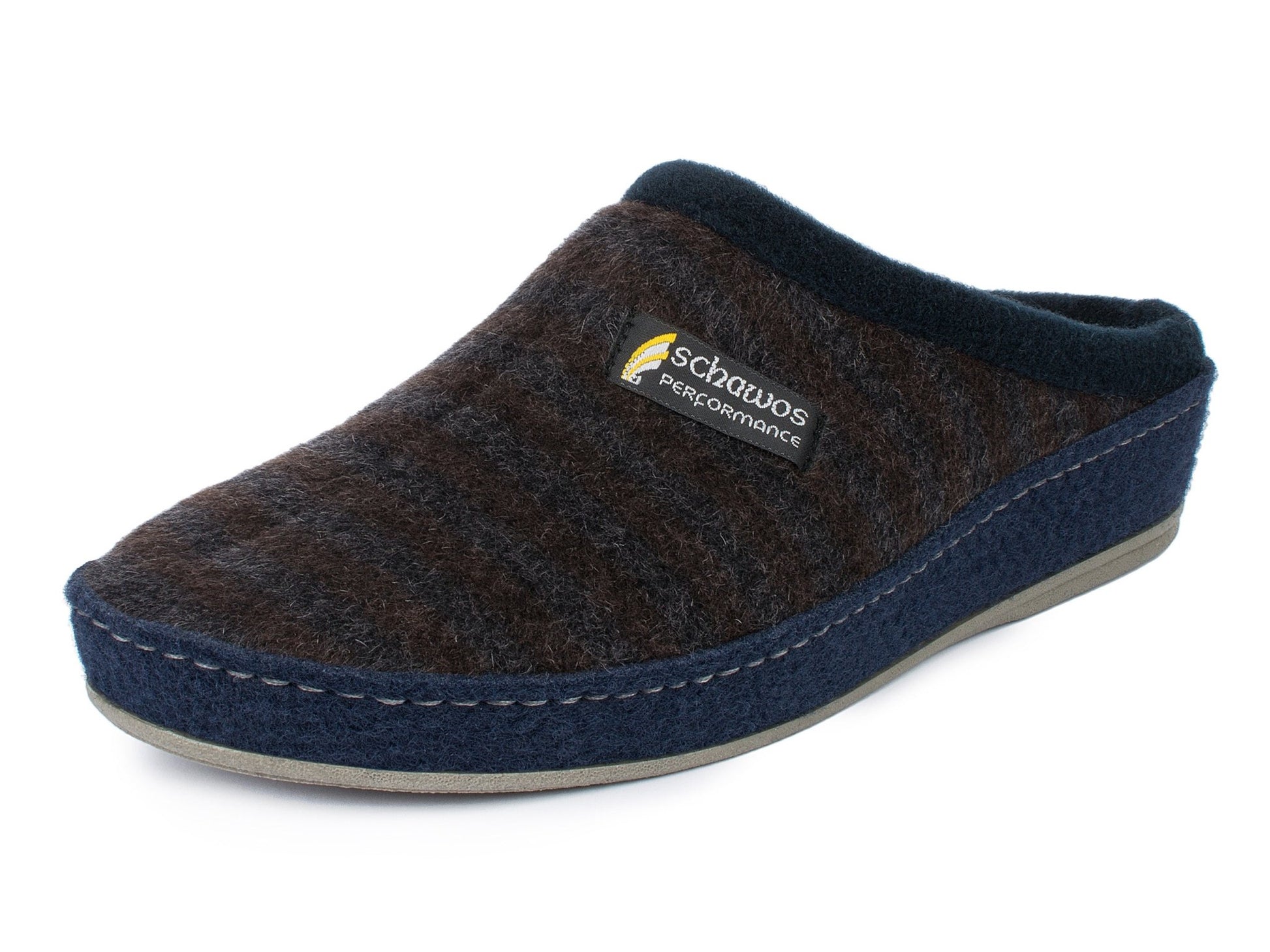 Schawos Herren Filz Hausschuh 6030, warm gefüttert - schawos - shop.de