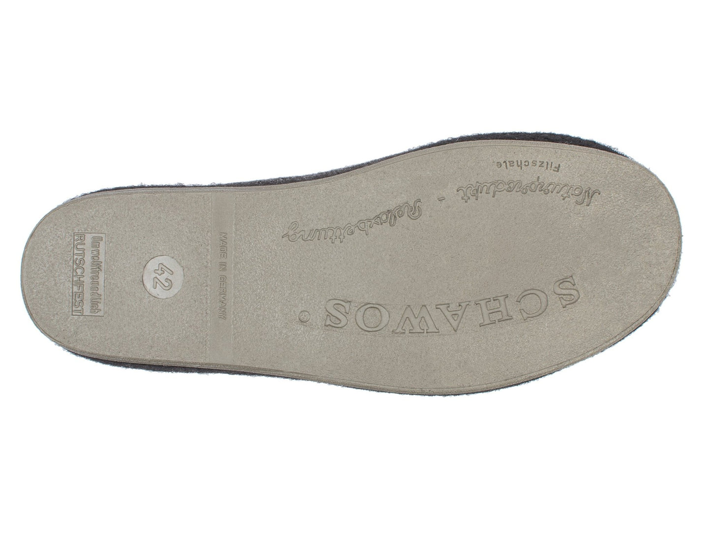 Schawos Herren Filz Hausschuh 6030, warm gefüttert - schawos - shop.de