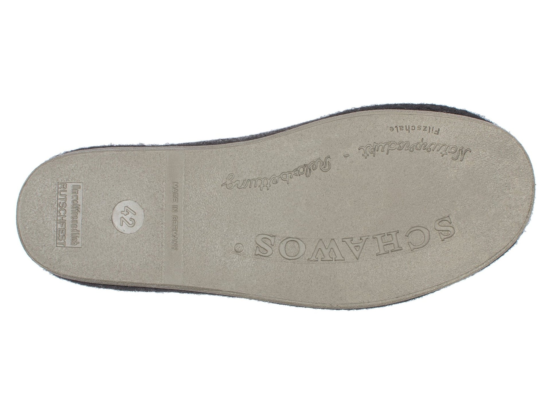 Schawos Herren Filz Hausschuh 6030, warm gefüttert - schawos - shop.de