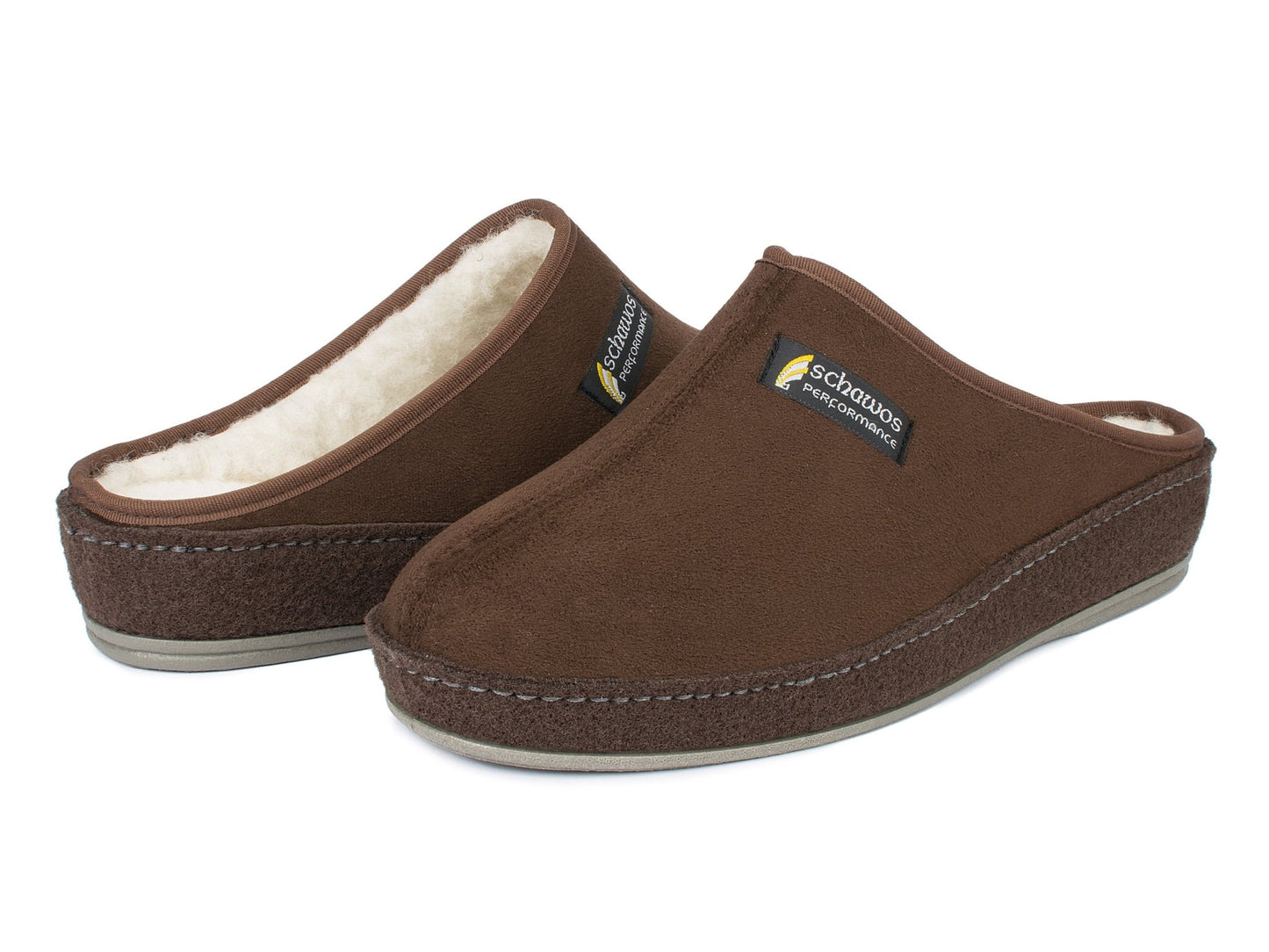 Schawos Herren Filz Hausschuh 6030, warm gefüttert - schawos - shop.de