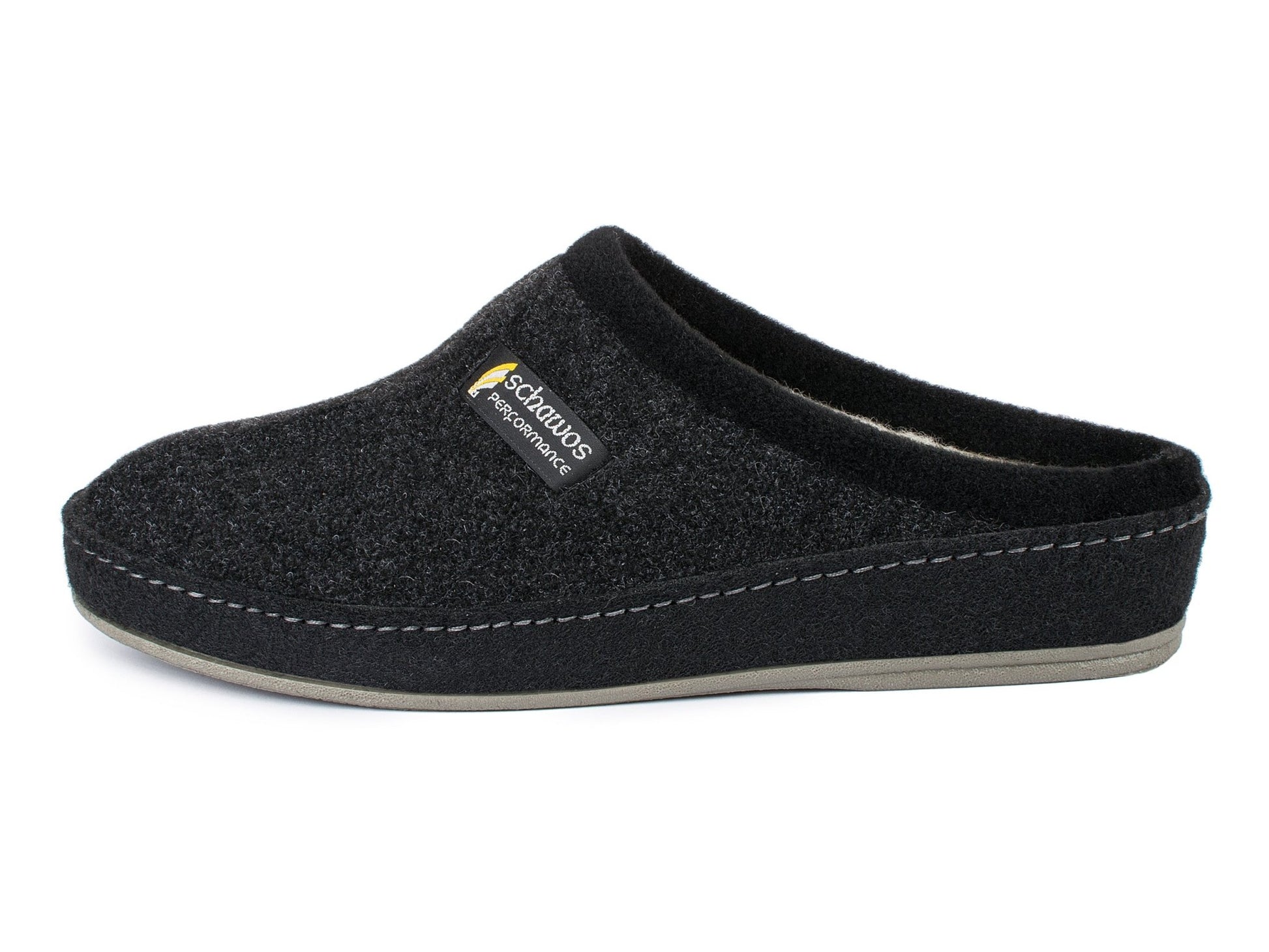 Schawos Herren Filz Hausschuh 6030, warm gefüttert - schawos - shop.de