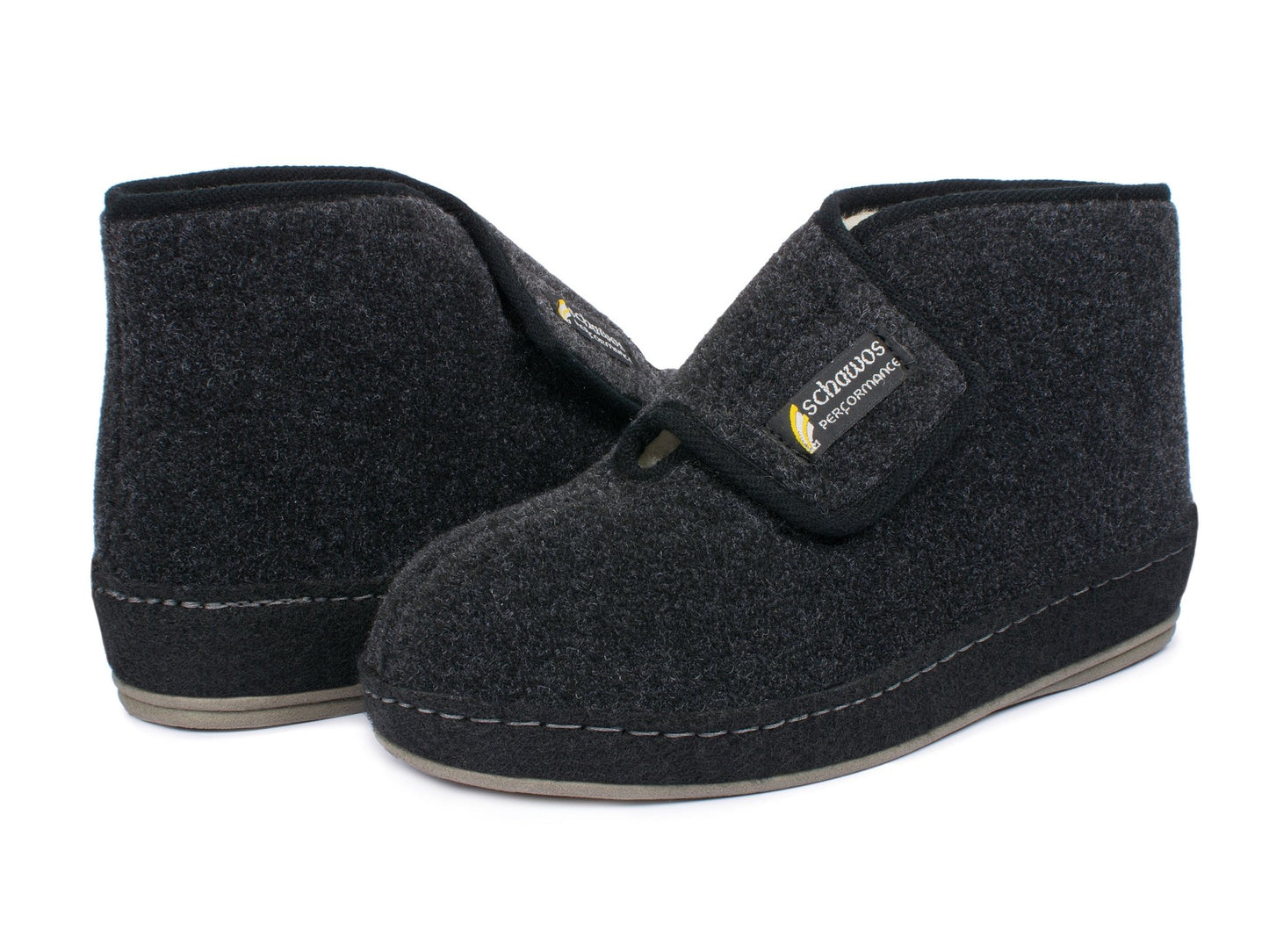 Schawos Herren Filz Hausschuh 6060, warm gefüttert - schawos - shop.de