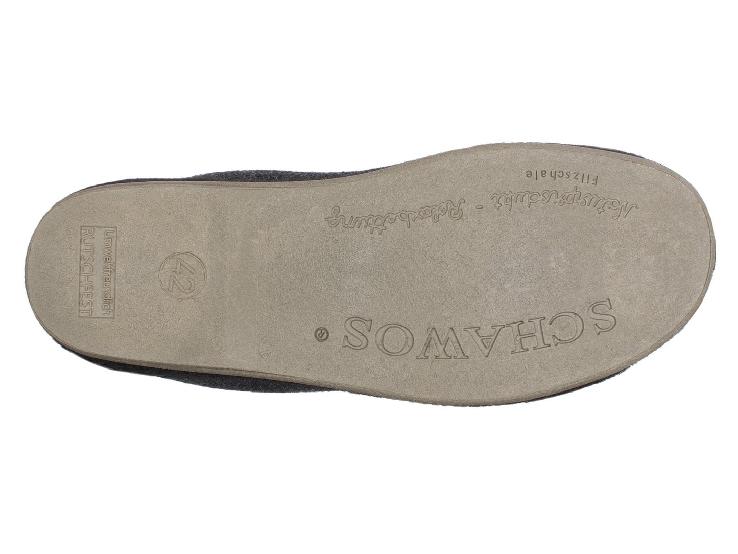 Schawos Herren Filz Hausschuh 6060, warm gefüttert - schawos - shop.de