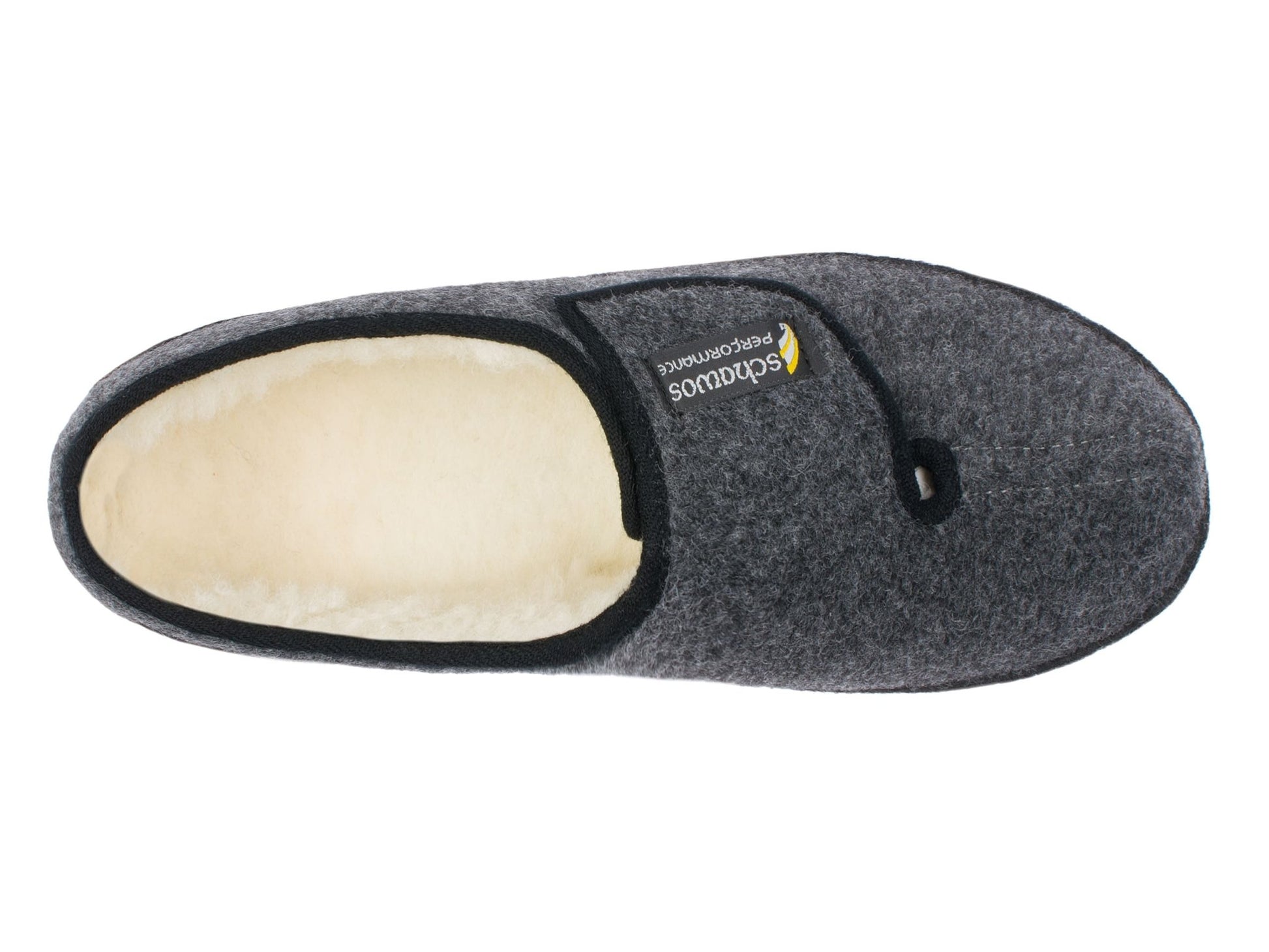 Schawos Herren Filz Hausschuh 6064, warm gefüttert - schawos - shop.de