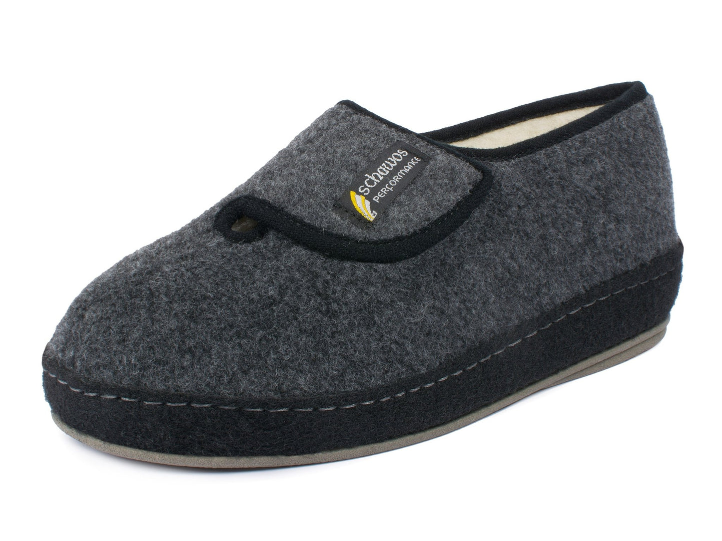 Schawos Herren Filz Hausschuh 6064, warm gefüttert - schawos - shop.de