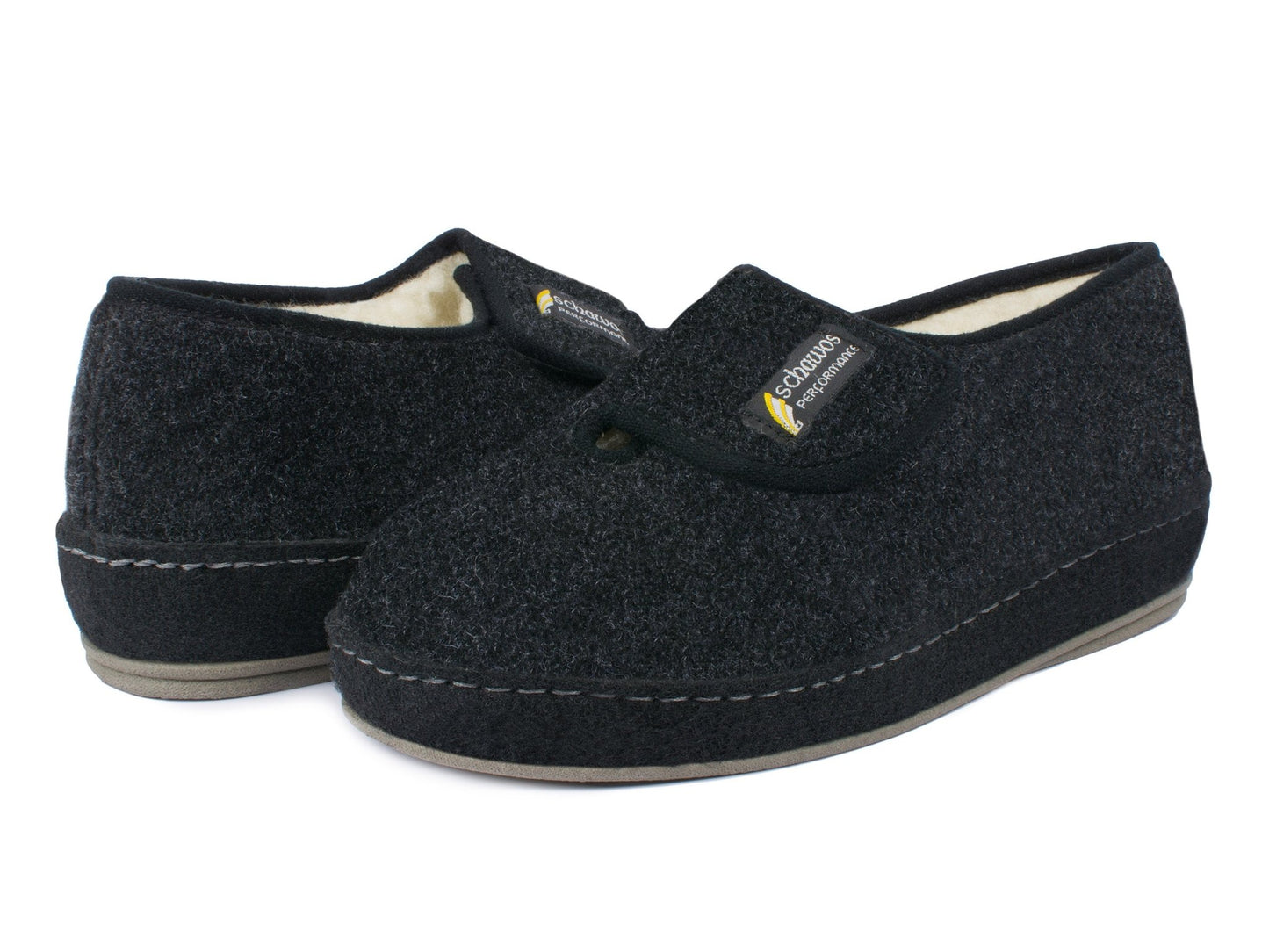 Schawos Herren Filz Hausschuh 6064, warm gefüttert - schawos - shop.de