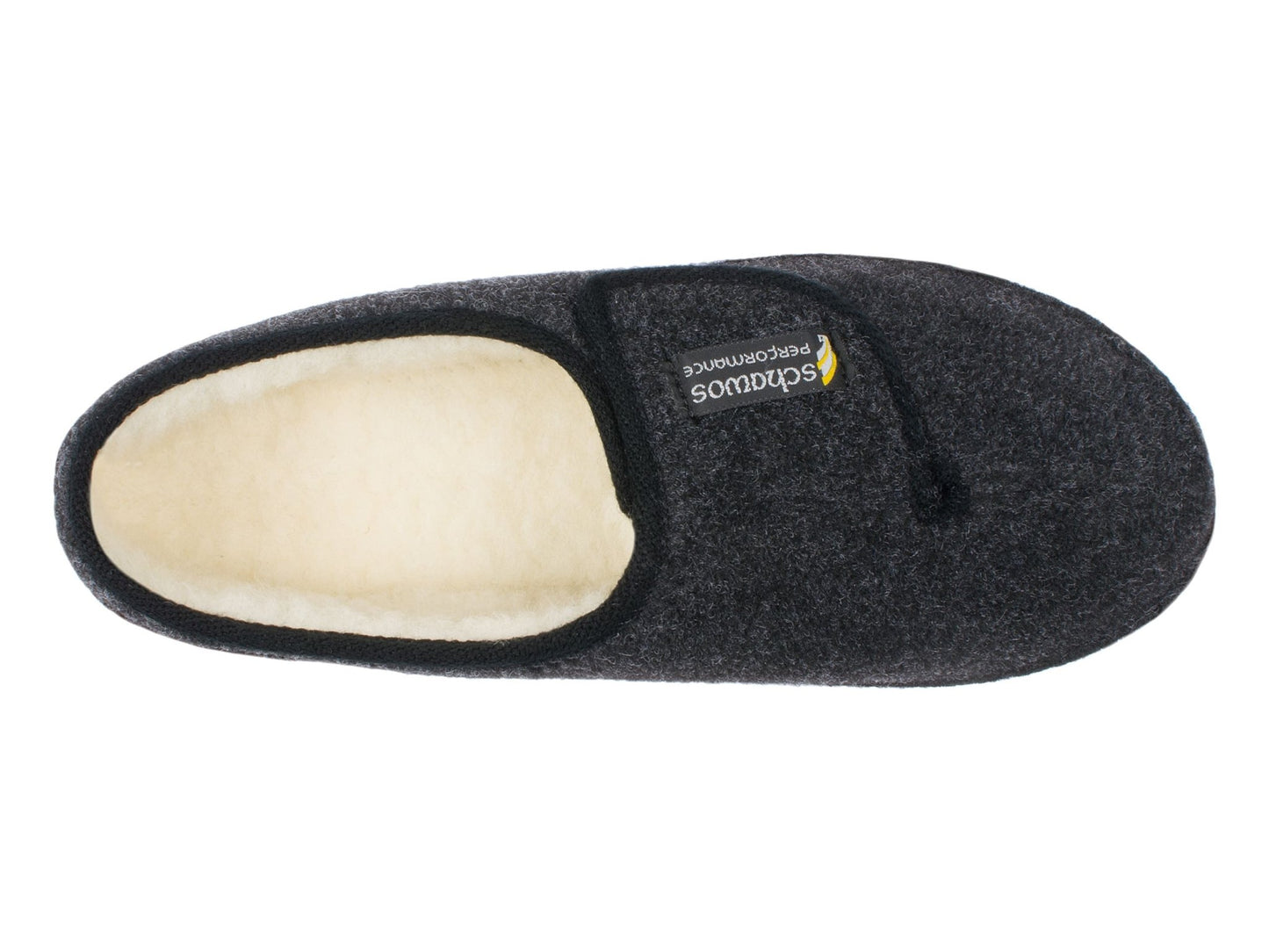 Schawos Herren Filz Hausschuh 6064, warm gefüttert - schawos - shop.de