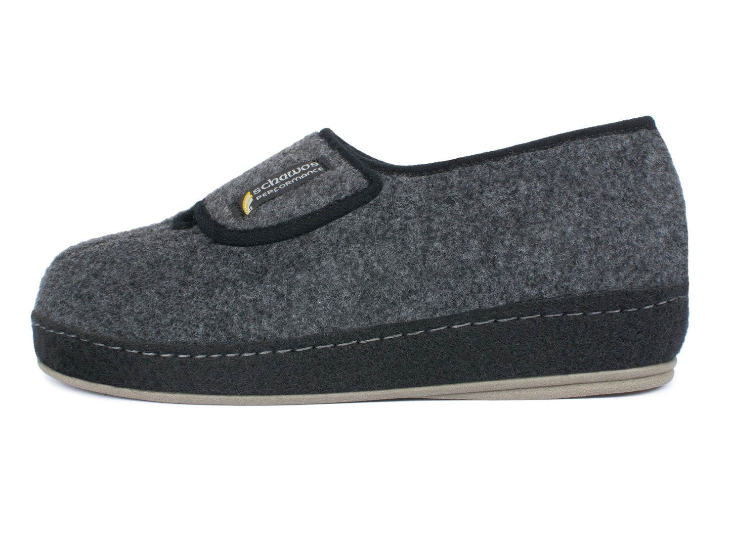 Schawos Herren Filz Hausschuh 6064, warm gefüttert - schawos - shop.de