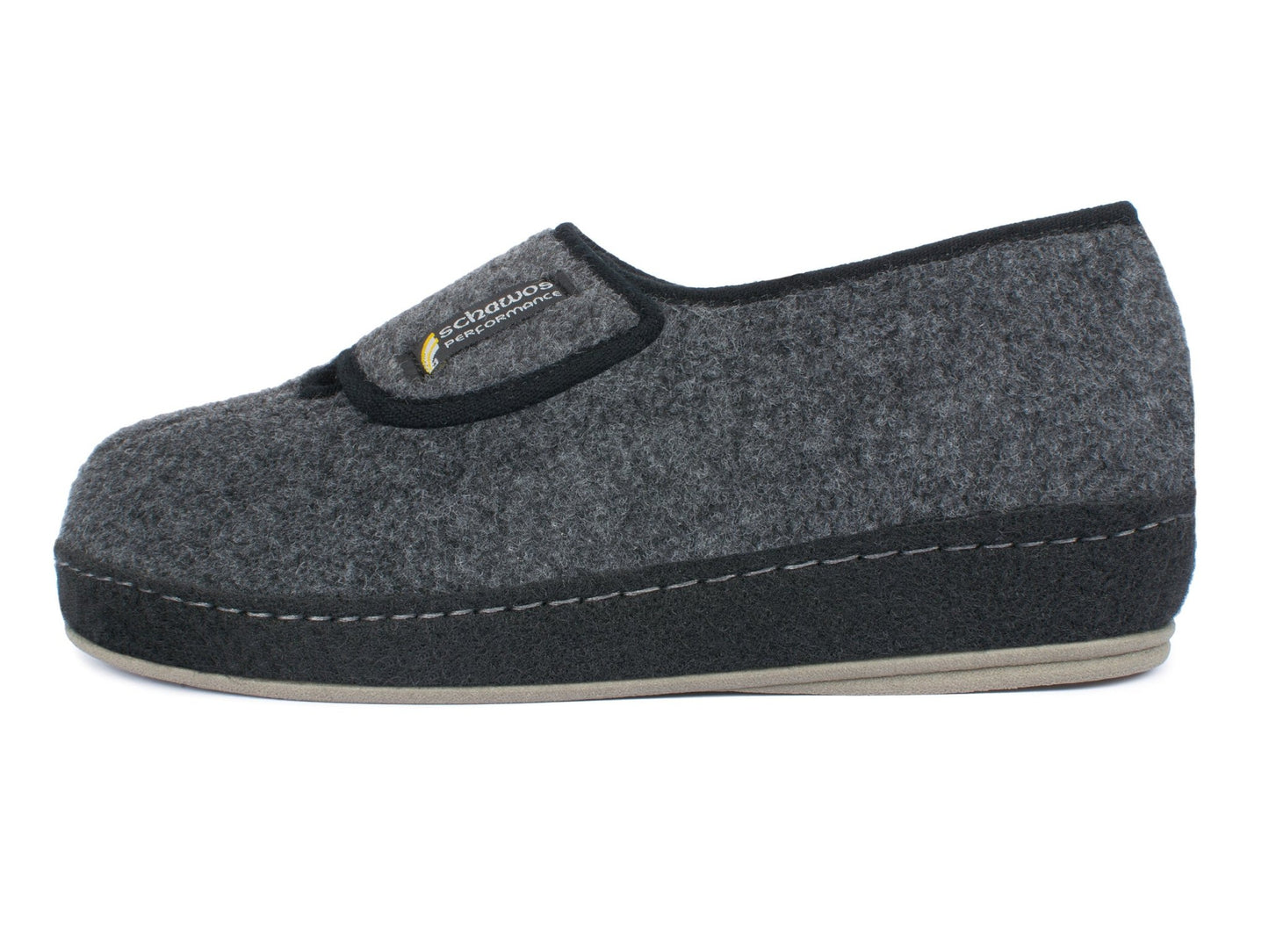 Schawos Herren Filz Hausschuh 6064, warm gefüttert - schawos - shop.de