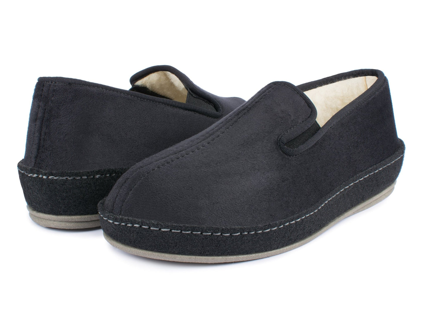 Schawos Herren Filz - Hausschuh 6070, warm gefüttert - schawos - shop.de