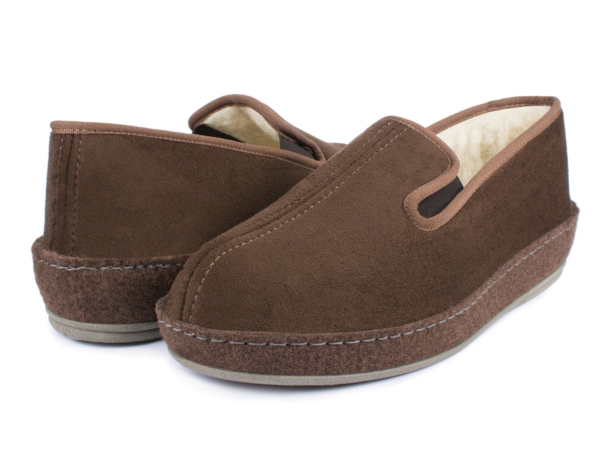 Schawos Herren Filz - Hausschuh 6070, warm gefüttert - schawos - shop.de