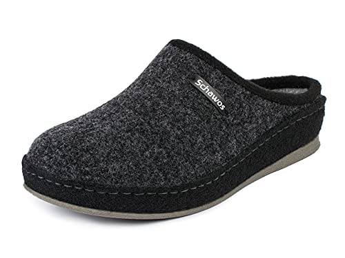 Schawos Damen Filz Hausschuh 2 - farbig, ungefüttert - schawos - shop.de