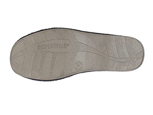 Schawos Damen Filz Hausschuh 2 - farbig, ungefüttert - schawos - shop.de