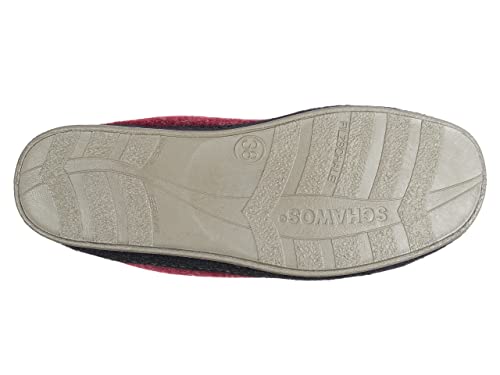 Schawos Damen Filz Hausschuh 2060, warm gefüttert - schawos - shop.de