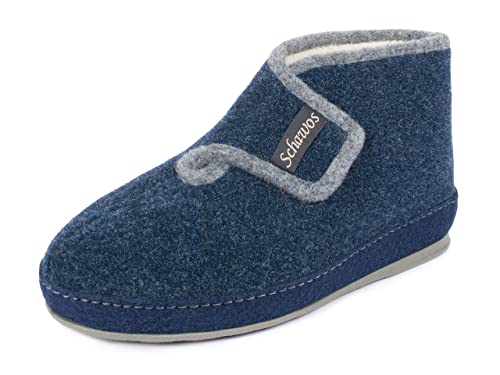 Schawos Damen Filz Hausschuh 2060, warm gefüttert - schawos - shop.de