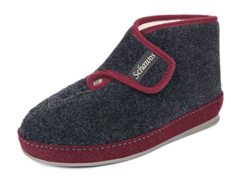 Schawos Damen Filz Hausschuh 2060, warm gefüttert - schawos - shop.de