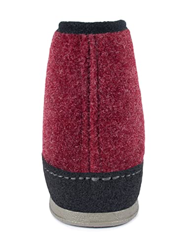 Schawos Damen Filz Hausschuh 2060, warm gefüttert - schawos - shop.de