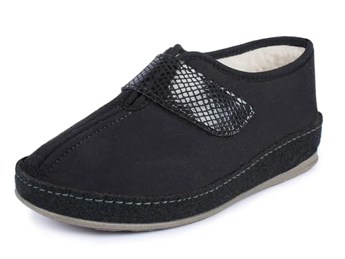 Schawos Damen Filz Hausschuh 2063, warm gefüttert - schawos - shop.de