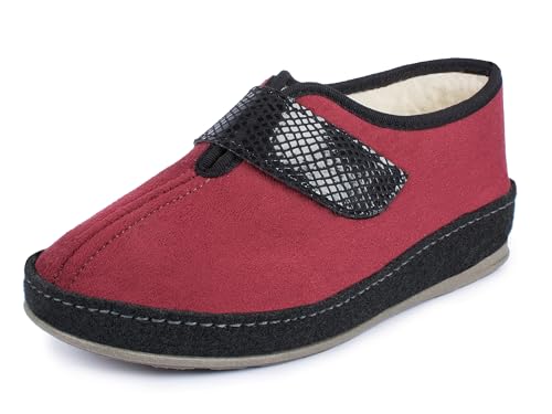 Schawos Damen Filz Hausschuh 2063, warm gefüttert - schawos - shop.de