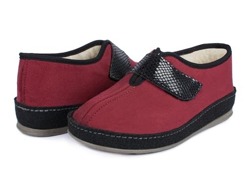 Schawos Damen Filz Hausschuh 2063, warm gefüttert - schawos - shop.de