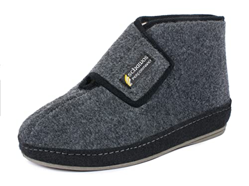 Schawos Herren Filz Hausschuh 6060, warm gefüttert - schawos - shop.de
