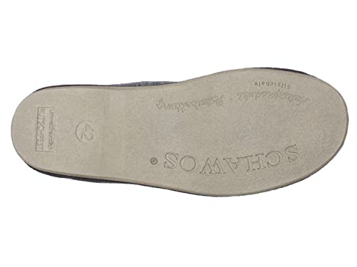 Schawos Herren Filz Hausschuh 6060, warm gefüttert - schawos - shop.de