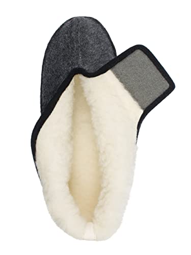 Schawos Herren Filz Hausschuh 6060, warm gefüttert - schawos - shop.de