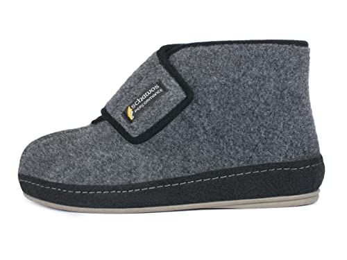 Schawos Herren Filz Hausschuh 6060, warm gefüttert - schawos - shop.de