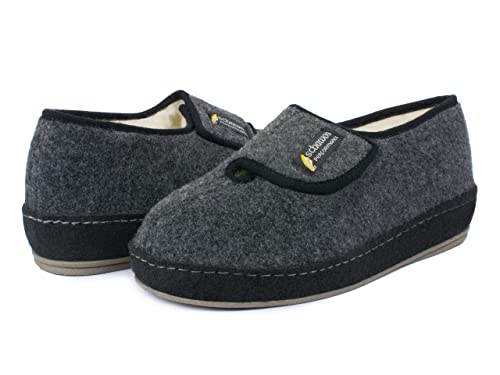 Schawos Herren Filz Hausschuh 6064, warm gefüttert - schawos - shop.de