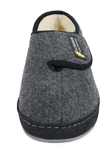 Schawos Herren Filz Hausschuh 6064, warm gefüttert - schawos - shop.de