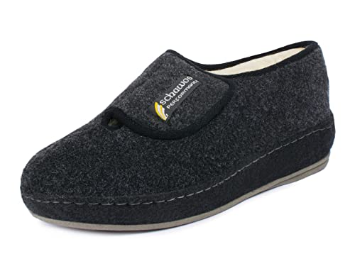 Schawos Herren Filz Hausschuh 6064, warm gefüttert - schawos - shop.de
